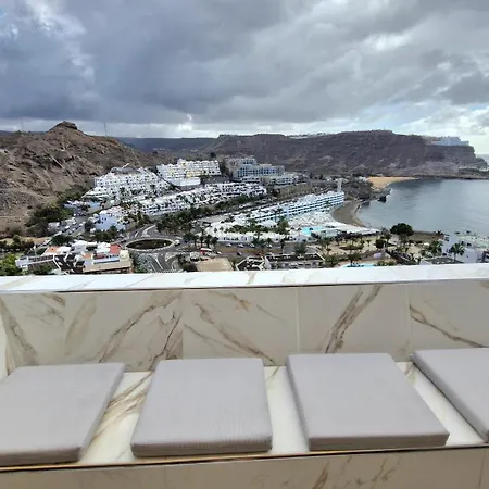 Meerblick,2-zi Fewo, Wifi, Klima Apartament Mogán